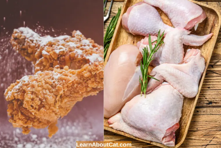 Chicken Bones Cooked Versus Raw