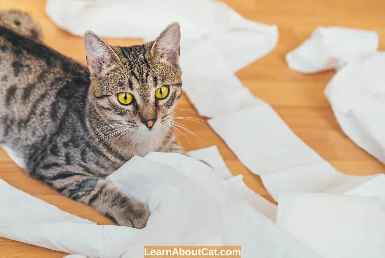 Why is My Cat Eating Paper? Is It Safe [Explained] LearnAboutCat