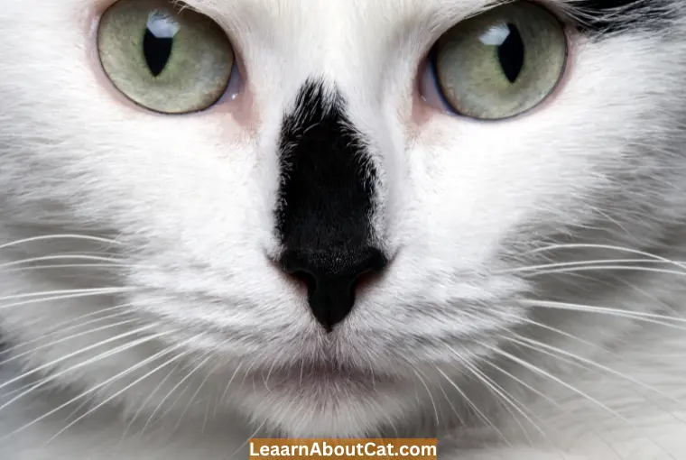 Can A White Cat Have A Black Nose